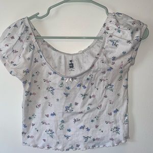 Floral crop top